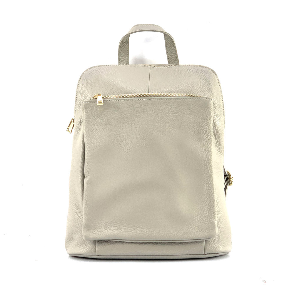 Ghita Small Italian Leather Backpack - made in Italy