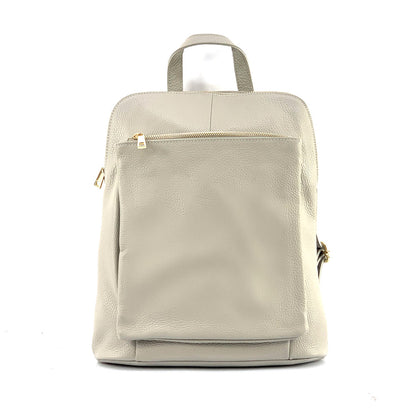Ghita Small Italian Leather Backpack - made in Italy