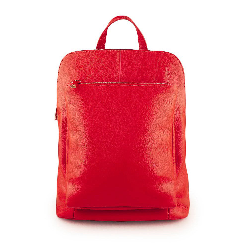 Ghita Small Italian Leather Backpack - made in Italy