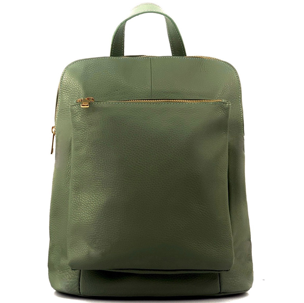 Ghita Italian Leather Backpack - Made In Italy
