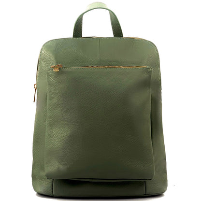 Ghita Italian Leather Backpack - Made In Italy