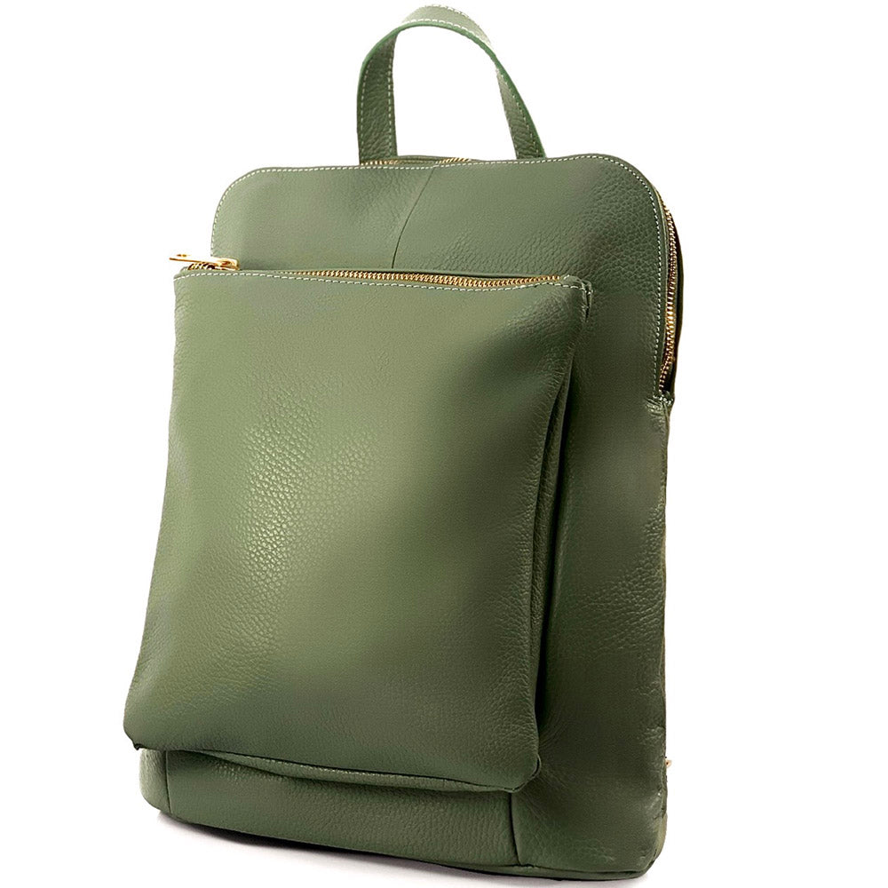 Ghita Italian Leather Backpack - Made In Italy