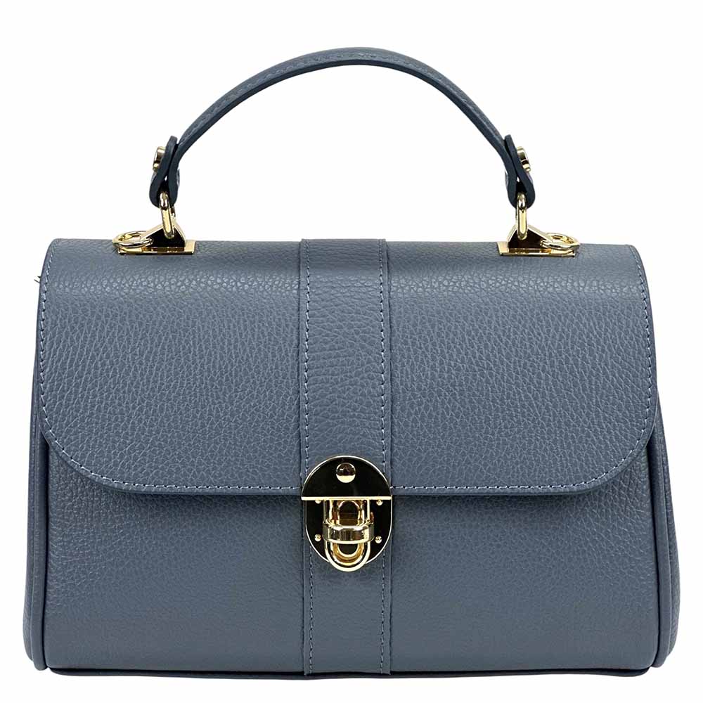 Bowling leather bag - Made In Italy
