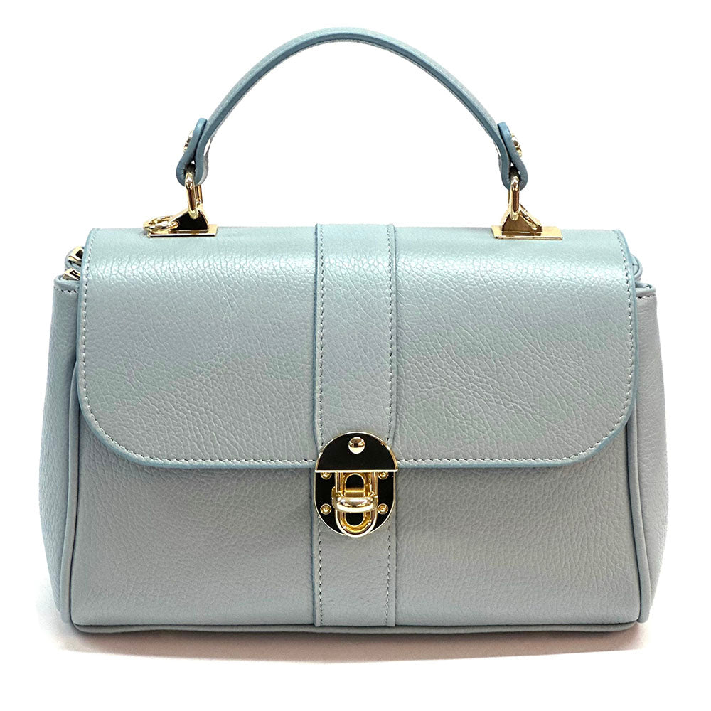 Bowling leather bag - Made In Italy