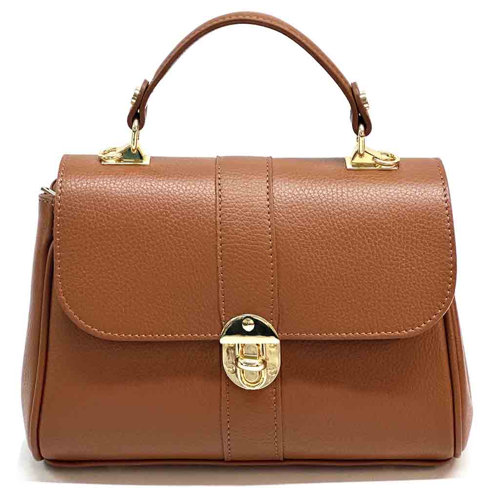 Bowling leather bag - Made In Italy
