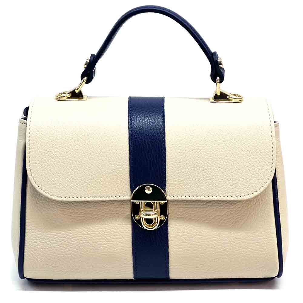 Bowling leather bag - Made In Italy