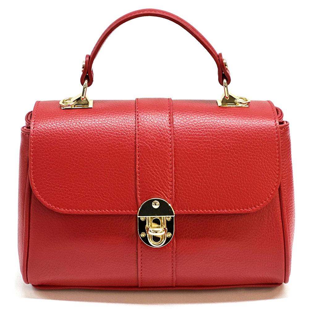 Bowling leather bag - Made In Italy