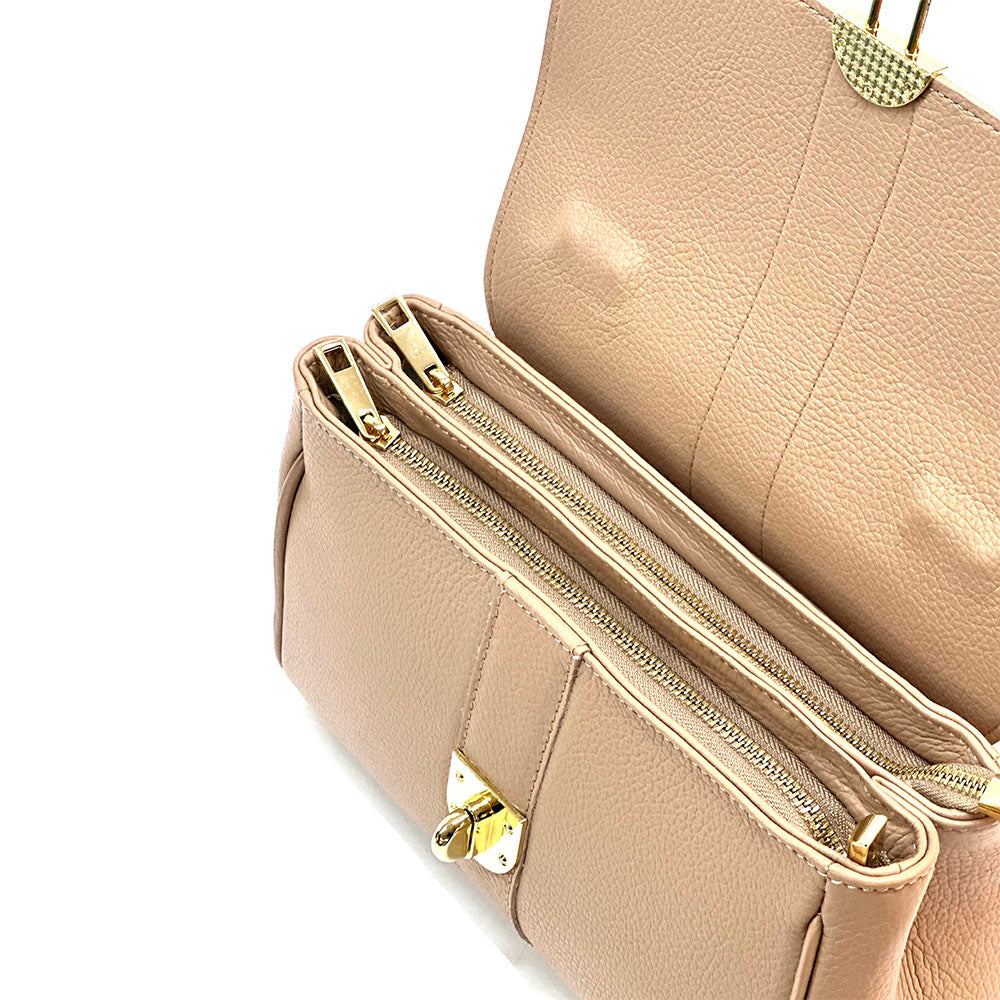 Bowling leather bag - Made In Italy