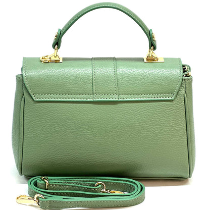 Bowling leather bag - Made In Italy