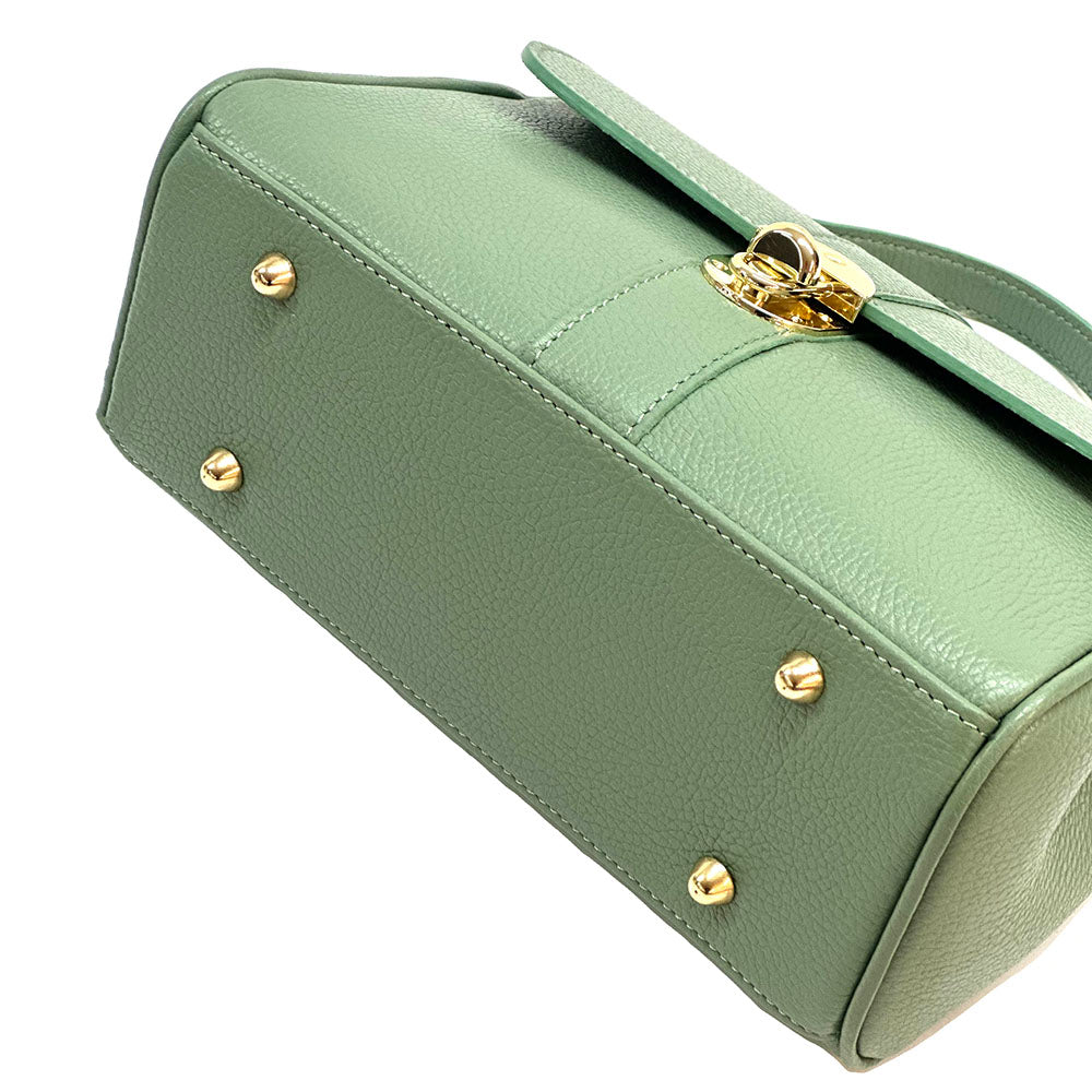 Bowling leather bag - Made In Italy
