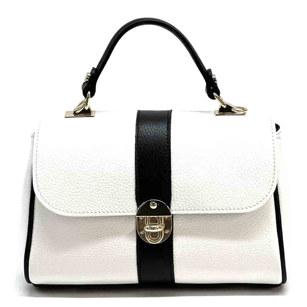 Bowling leather bag - Made In Italy