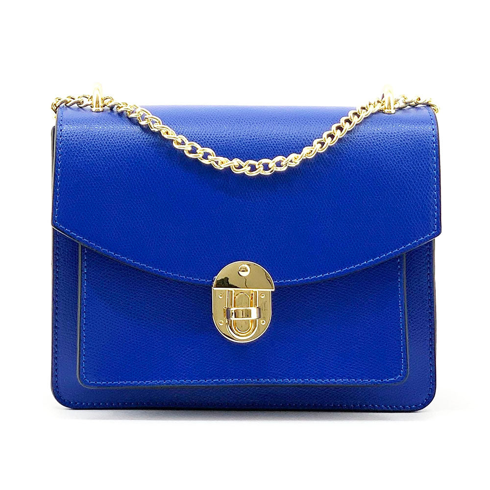 Lucrezia Cross-body leather bag - Made In Italy