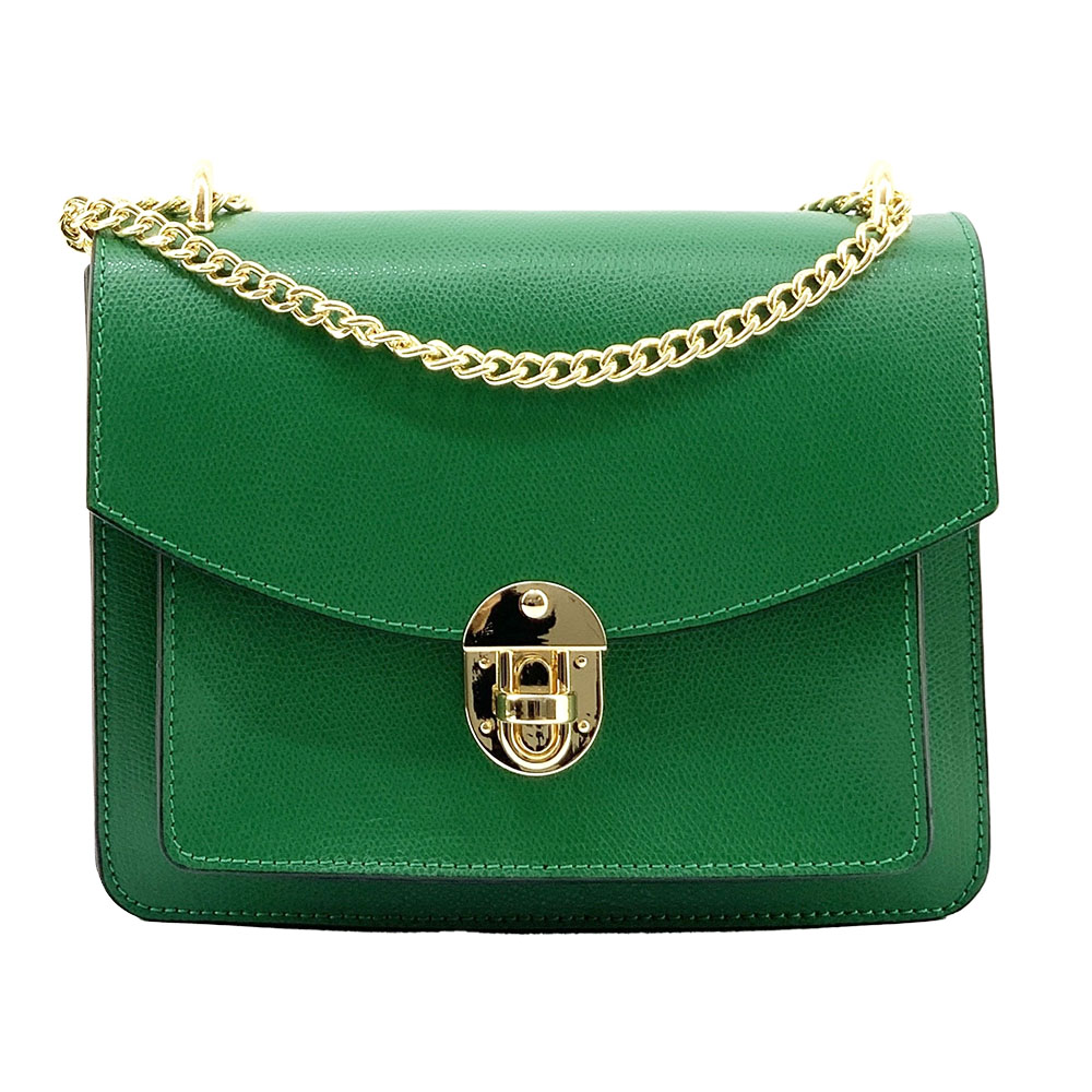 Lucrezia Cross-body leather bag - Made In Italy