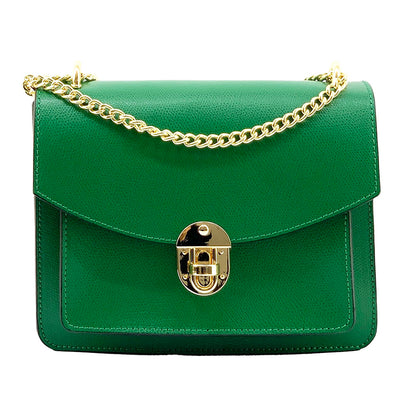 Lucrezia Cross-body leather bag - Made In Italy