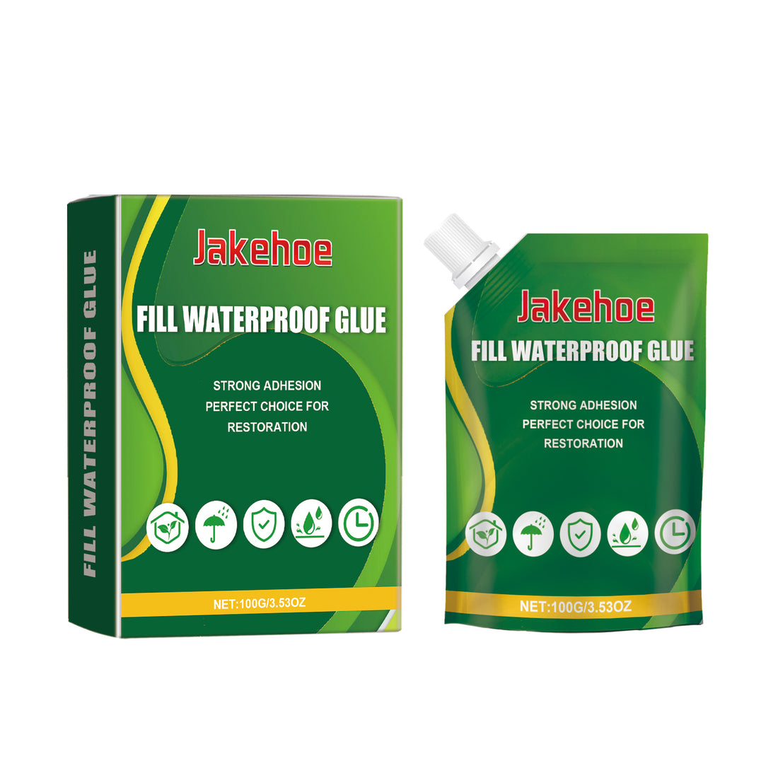 Jakehoe Filling Waterproof Glue Essential For Home Maintenance Fast Curing Durable Filling Waterproof Glue