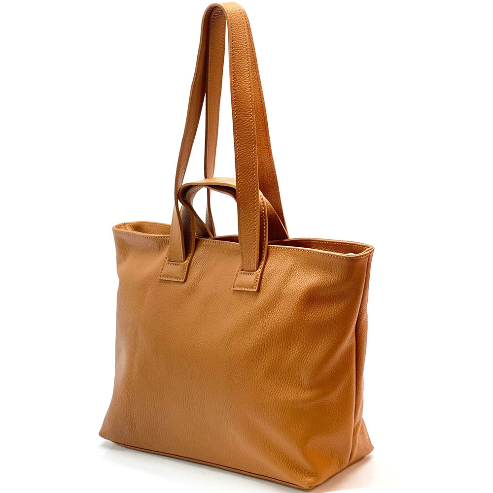 Milena Leather Tote Bag - made in Italy
