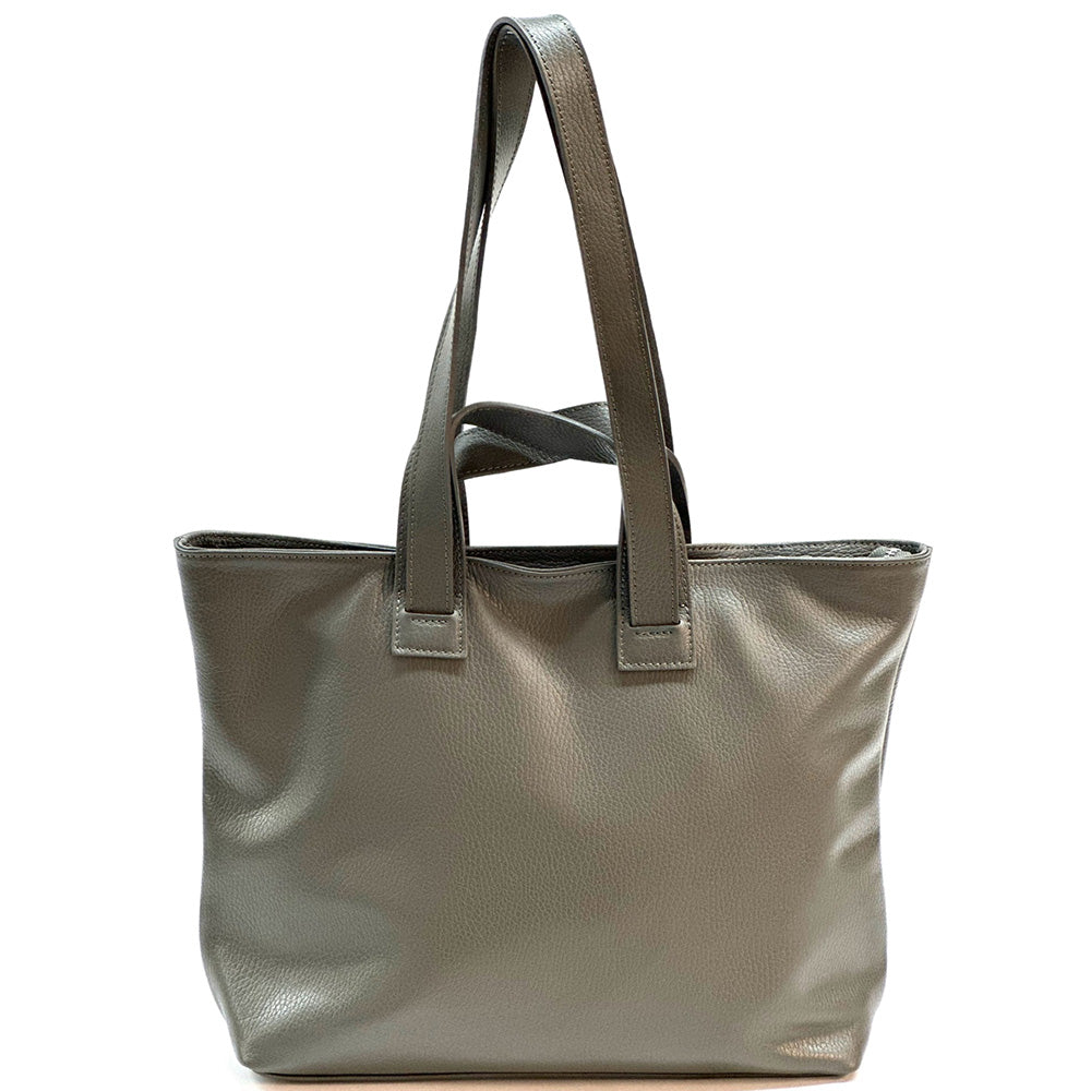 Milena Leather Tote Bag - made in Italy