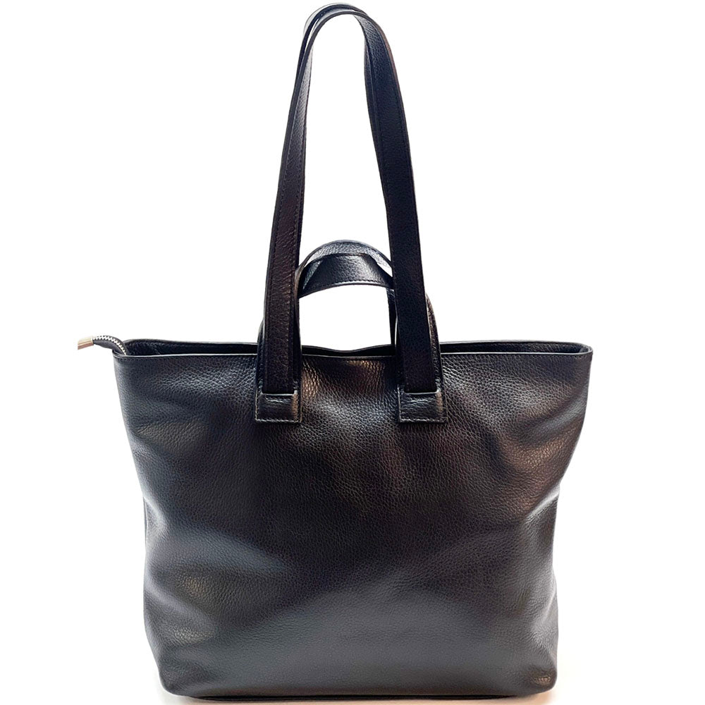 Milena Leather Tote Bag - made in Italy