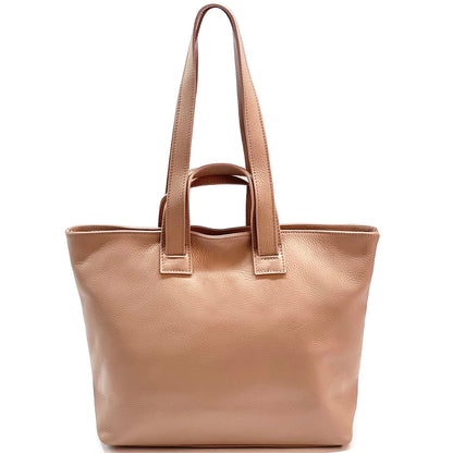 Milena Leather Tote Bag - made in Italy