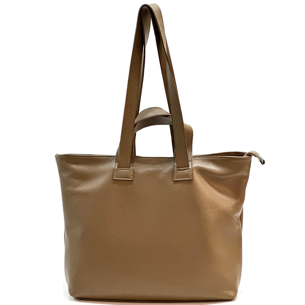 Milena Leather Tote Bag - made in Italy