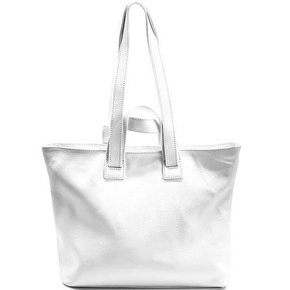 Milena Leather Tote Bag - made in Italy