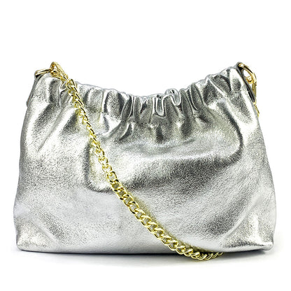 Alexa Leather Clutch - Made In Italy