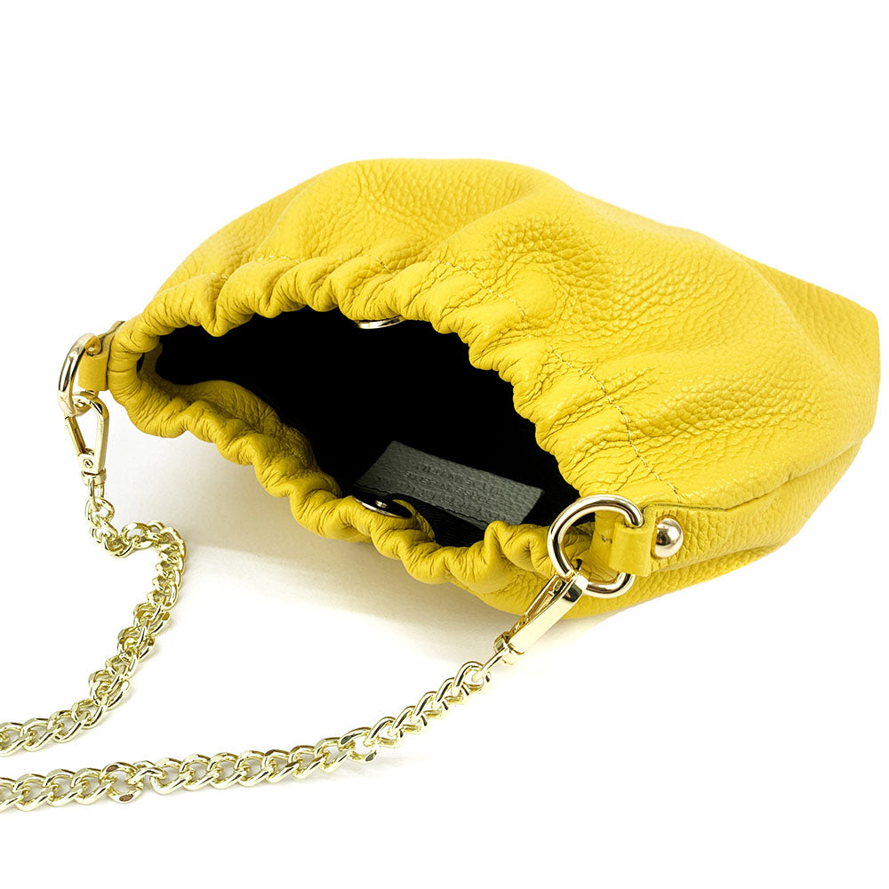 Alexa Leather Clutch - Made In Italy