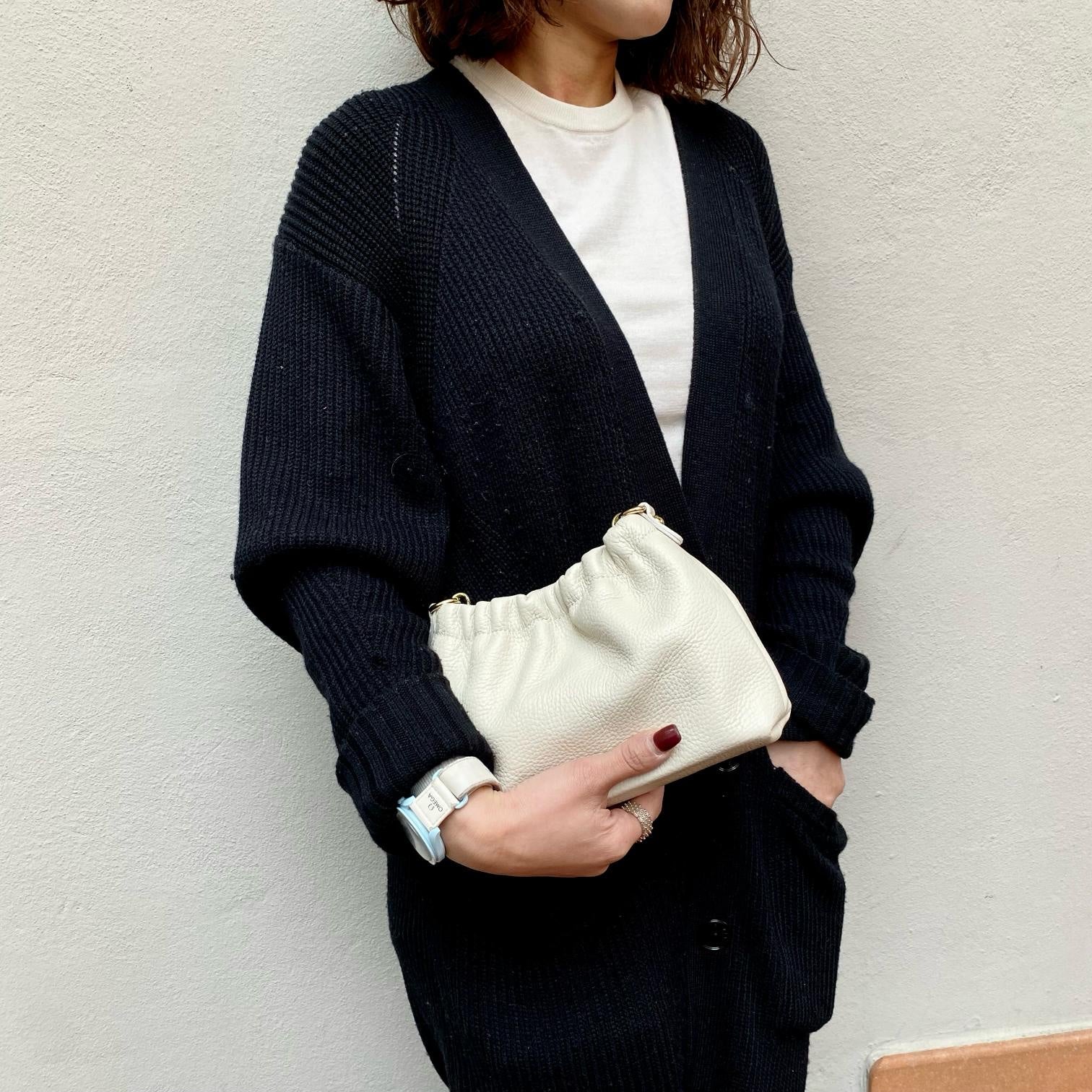 Alexa Leather Clutch - Made In Italy