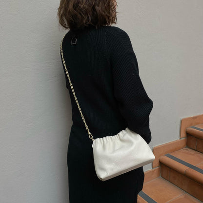 Alexa Leather Clutch - Made In Italy