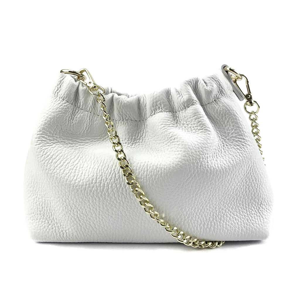Alexa Leather Clutch - Made In Italy