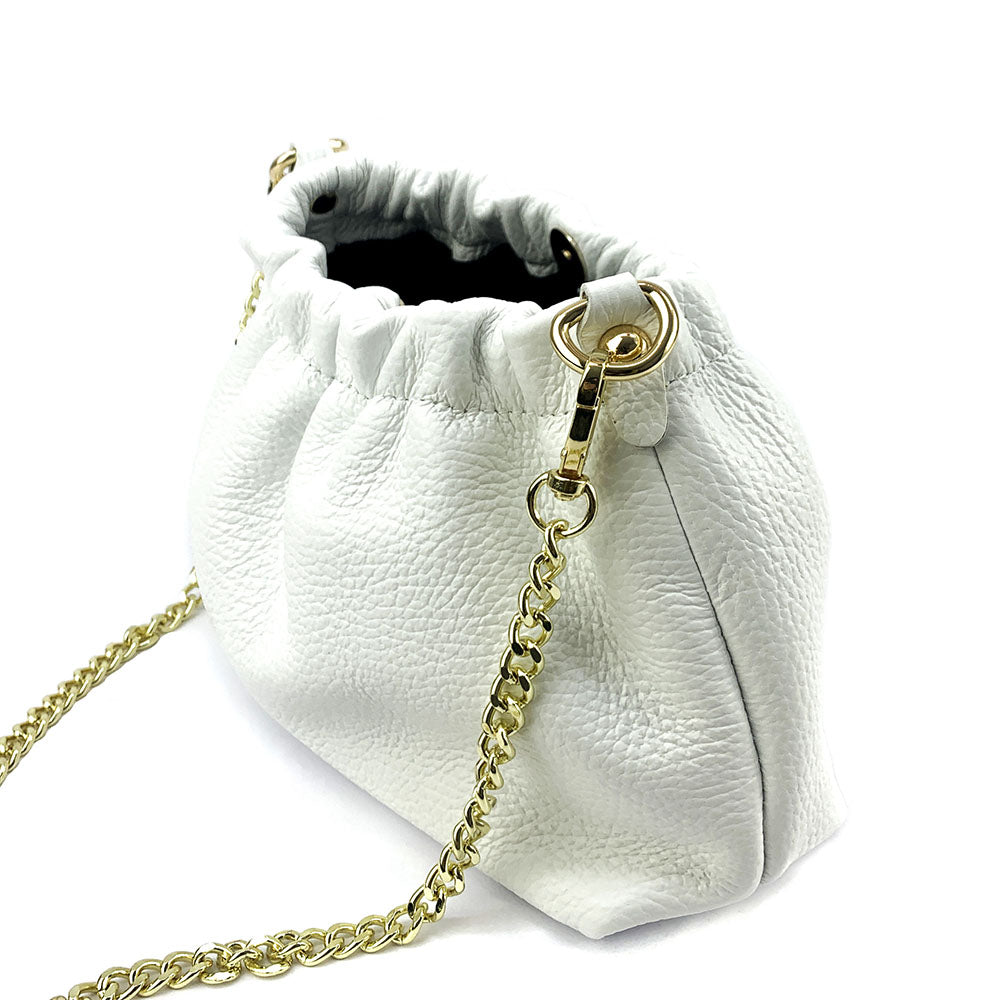 Alexa Leather Clutch - Made In Italy