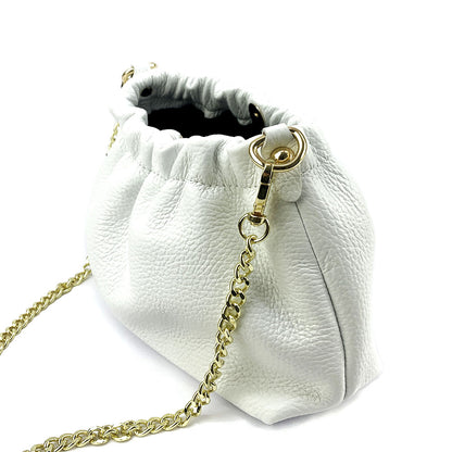 Alexa Leather Clutch - Made In Italy