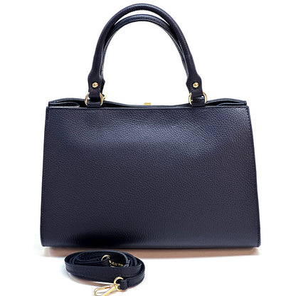 Clizia Leather Handbag - Made In Italy