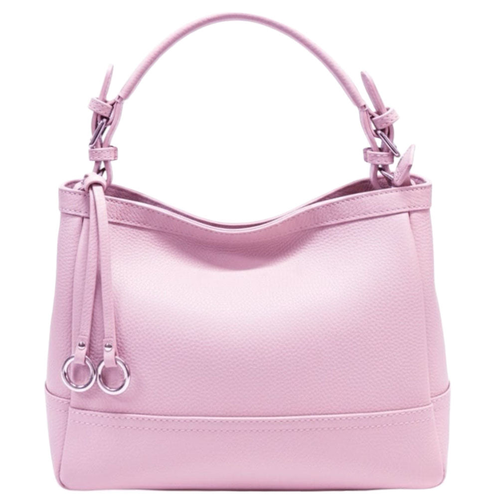 Elena Hobo Italian Leather Shoulder Bag - Made In Italy