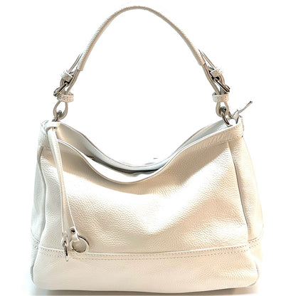Elena Hobo Italian Leather Shoulder Bag - Made In Italy