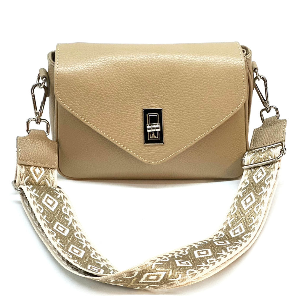 Viva Leather Crossbody Bag - Made In Italy