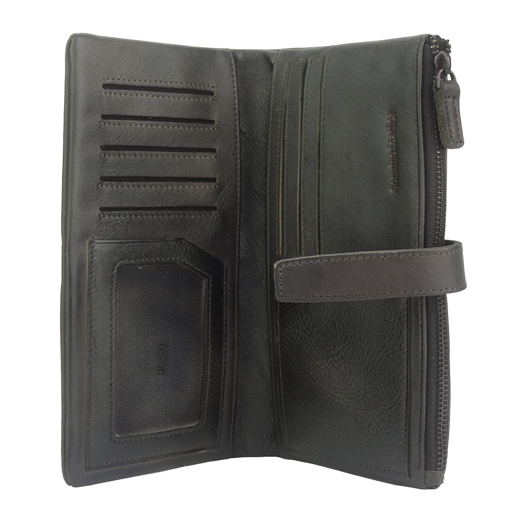 Agostino Vintage Cow Leather Wallet - Made In Italy