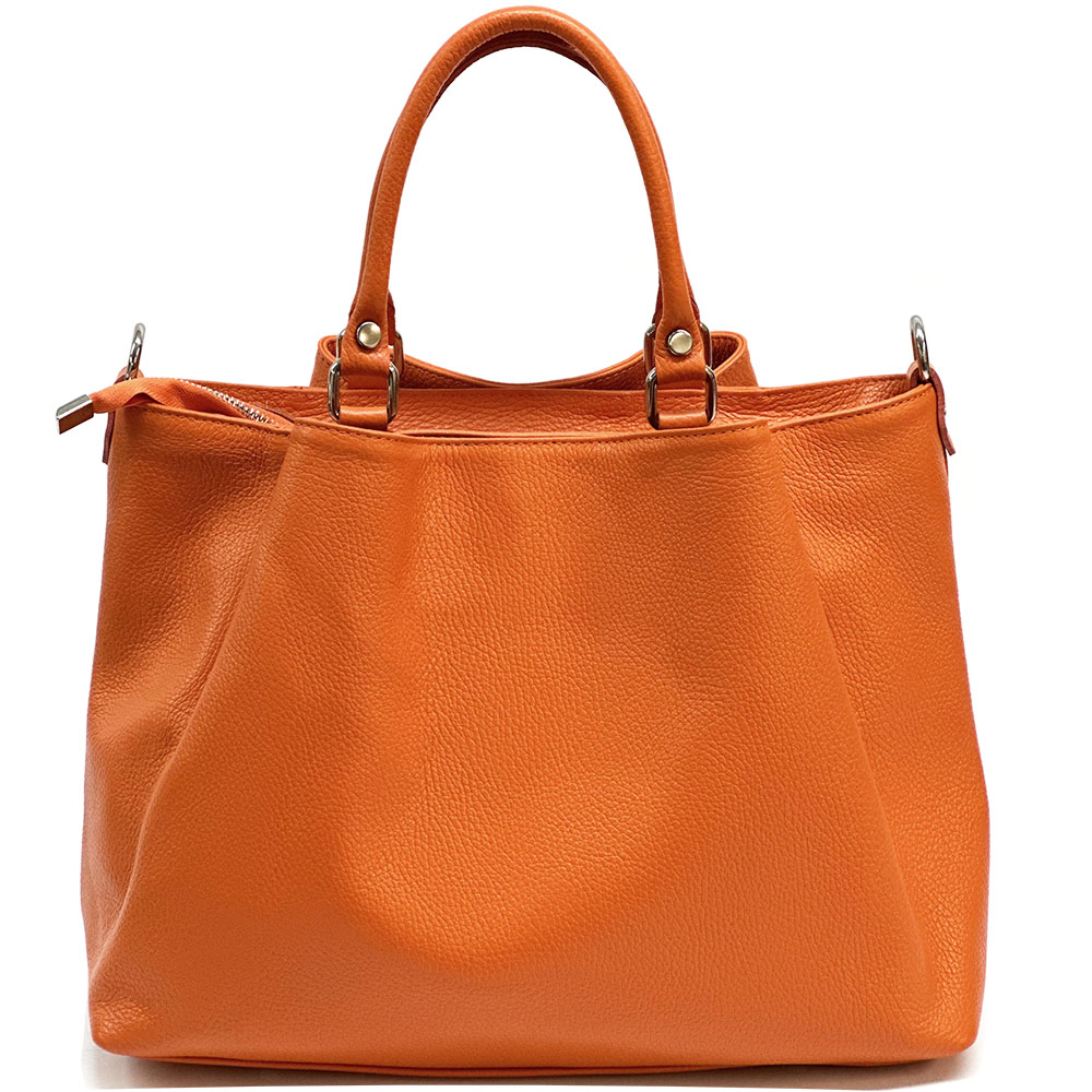 Donata Leather Hobo Bag - Made In Italy