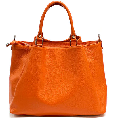 Donata Leather Hobo Bag - Made In Italy