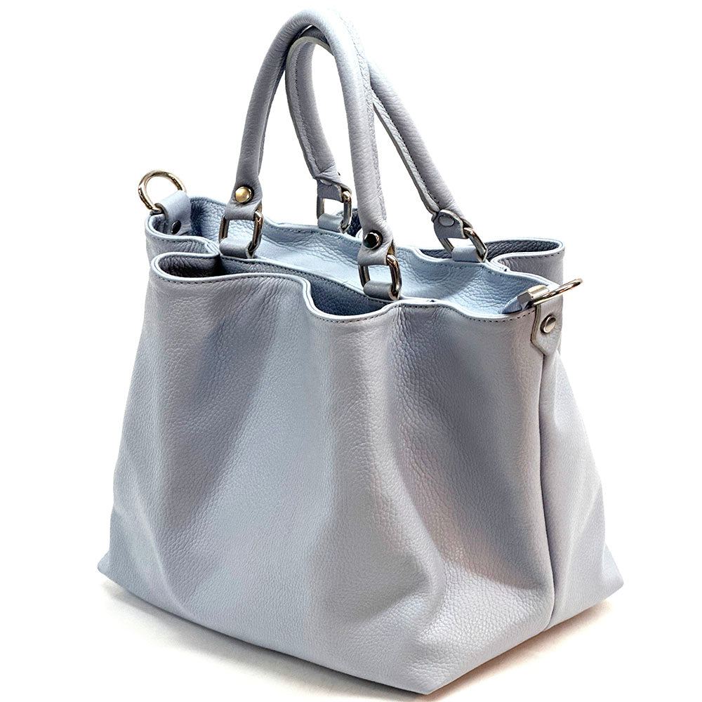 Donata Leather Hobo Bag - Made In Italy