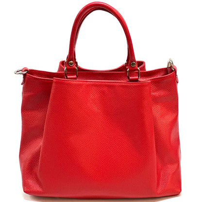 Donata Leather Hobo Bag - Made In Italy