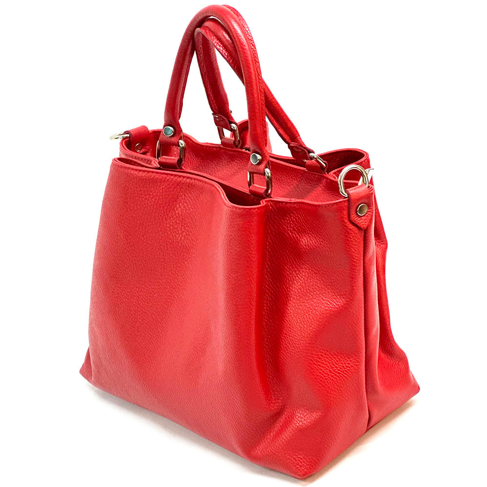 Donata Leather Hobo Bag - Made In Italy