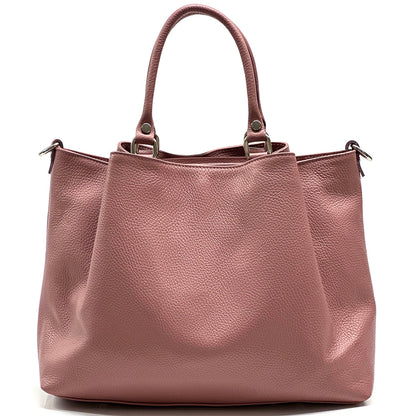 Donata Leather Hobo Bag - Made In Italy