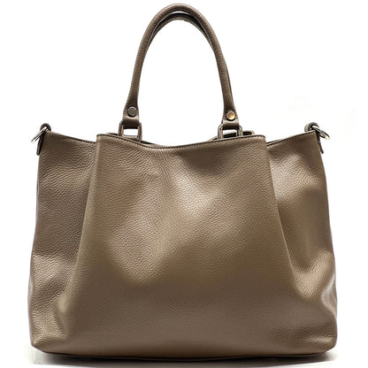 Donata Leather Hobo Bag - Made In Italy