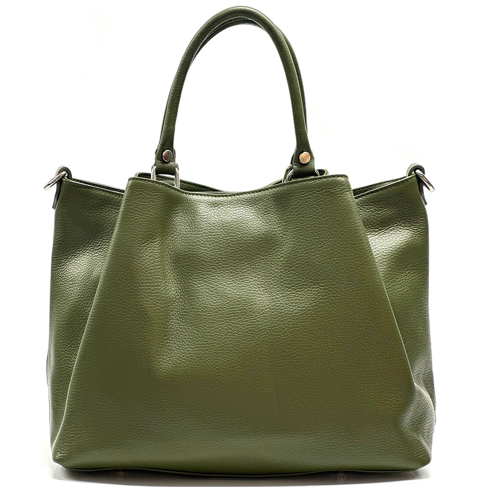 Donata Leather Hobo Bag - Made In Italy