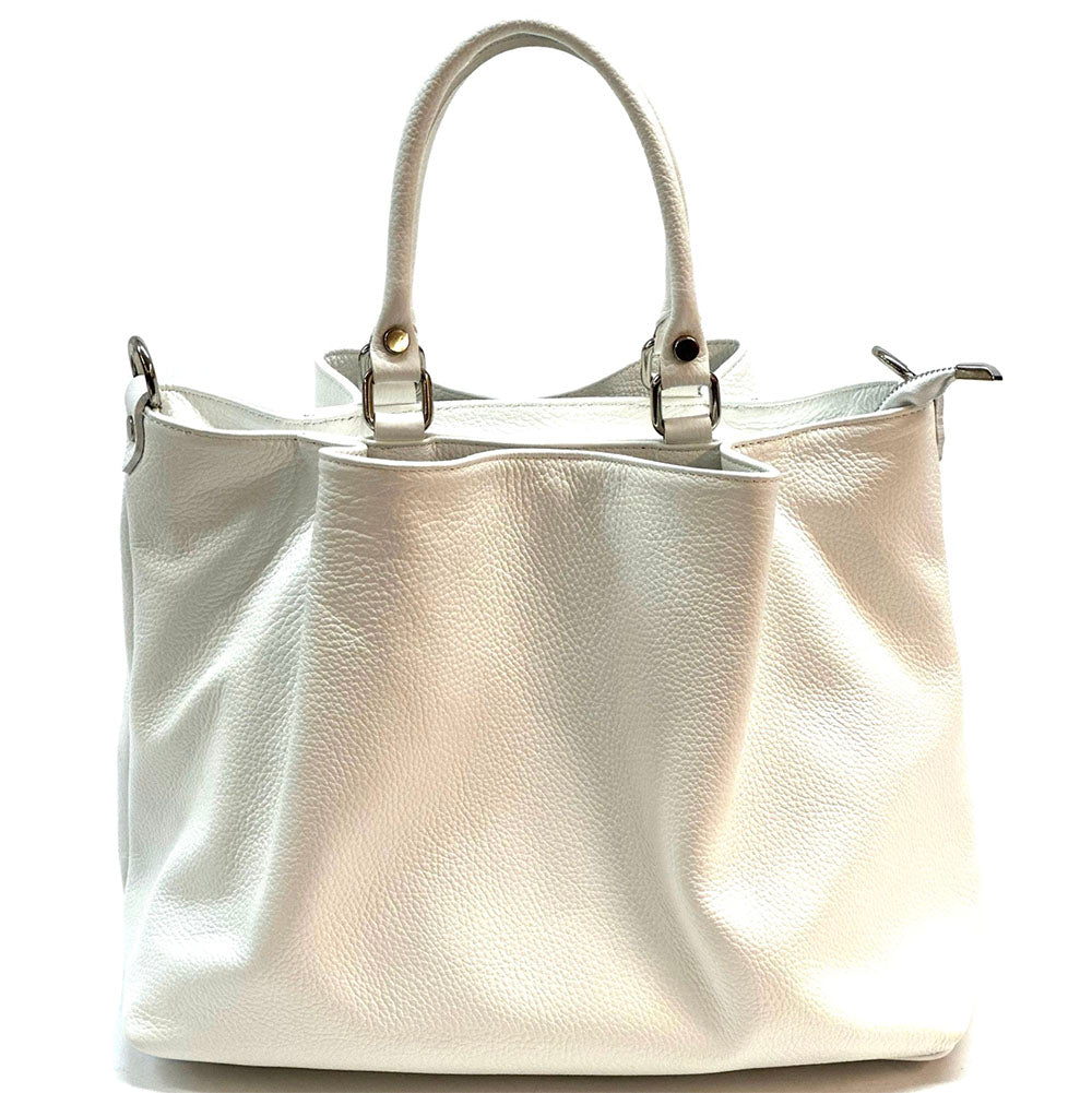 Donata Leather Hobo Bag - Made In Italy