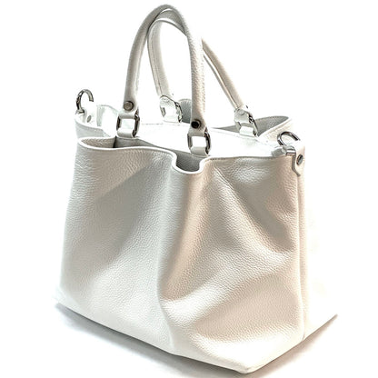 Donata Leather Hobo Bag - Made In Italy