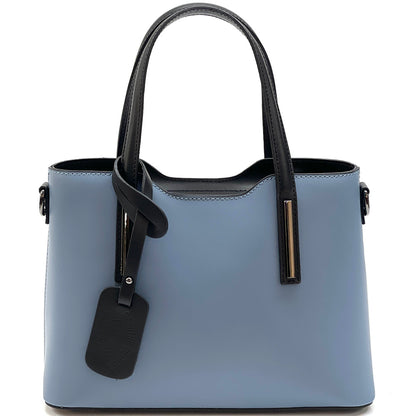 Emily leather Handbag - Made In Italy