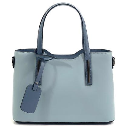 Emily leather Handbag - Made In Italy