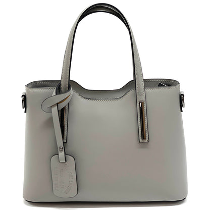 Emily leather Handbag - Made In Italy
